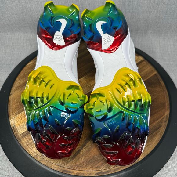 NEW Nike Force Trout 9 Men’s 13 Pro MCS 'Rainbow' Baseball Cleats FB2908-106 - Picture 6 of 7